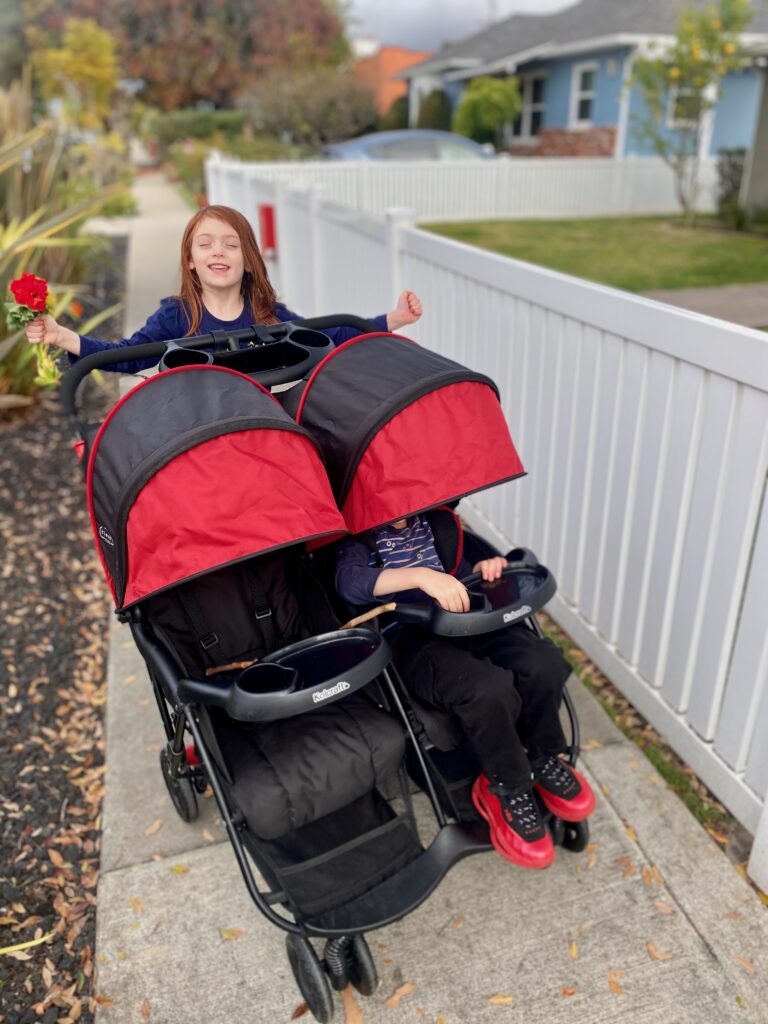 Kolcraft Cloud Plus Side-by-Side Lightweight Double Baby Stroller